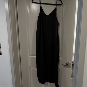 Target. Satin spaghetti strap slip dress, plus size
